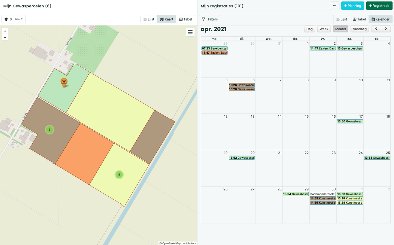 AgTech planner voor (drone)loonwerkers